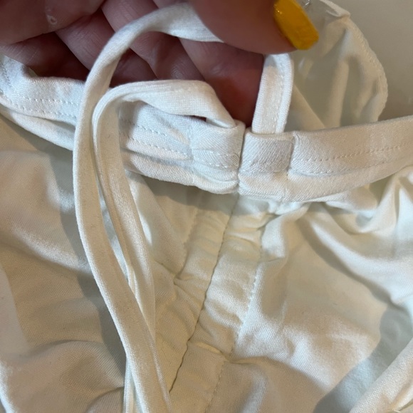 NWT Asymmetrical 2 Piece White Dress Set (Size S,M,L) - Picture 8 of 11